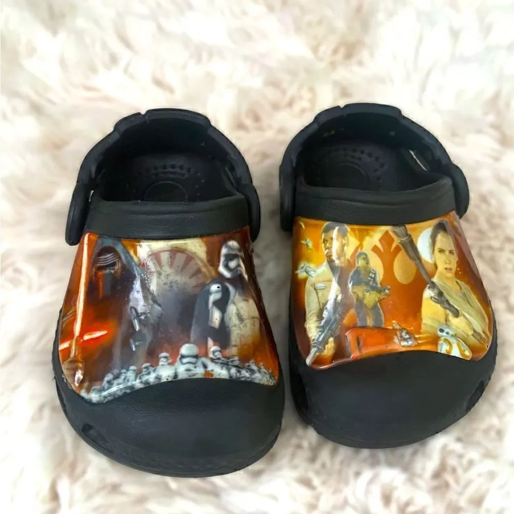Baby Infant Toddler Crocs Star Wars Slip On Shoes SZ C 4 - 6